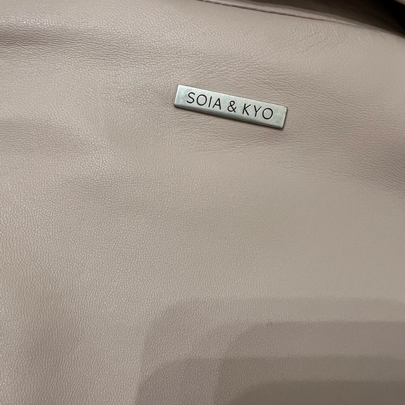 Soia & Kyo pink leather jacket - Picture 3 of 5